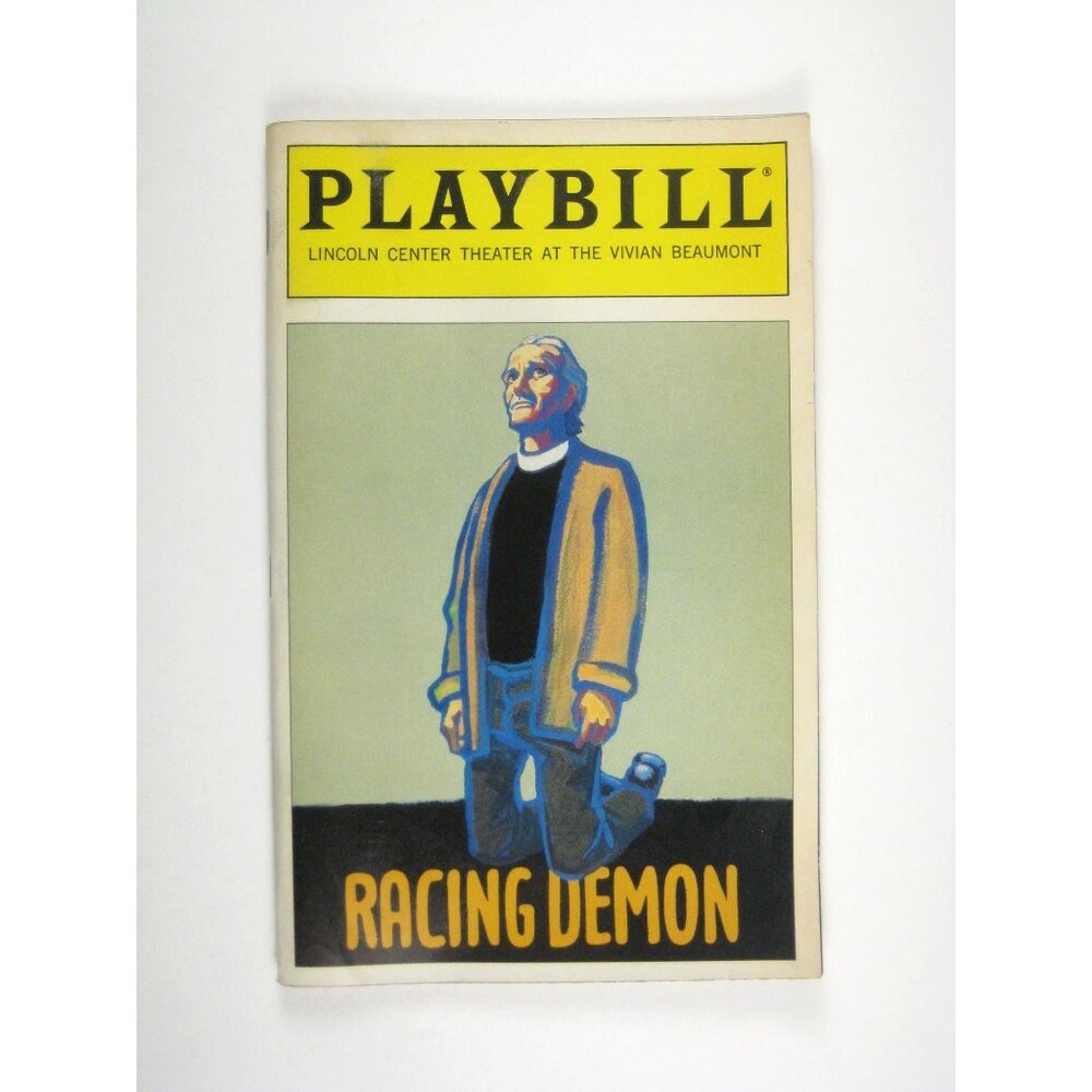 Racing Demon Playbill Lincoln Center David Hare 1995 Tom Bloom Michael Cumpsty